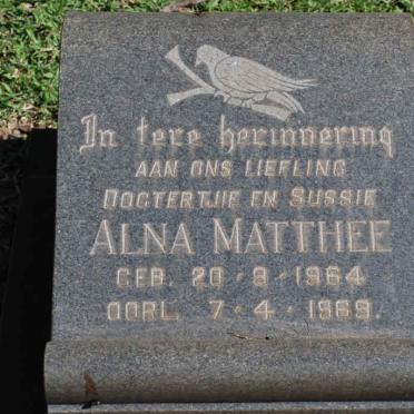 MATTHEE Alna 1964-1969