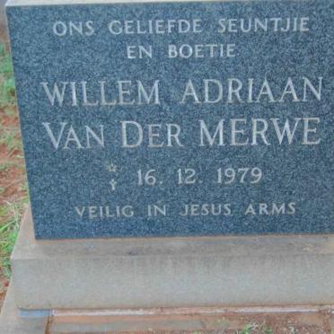 MERWE Willem Adriaan, van der 1979-1979