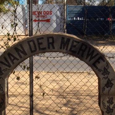 MERWE Gert J. , van der 1917-1965 &amp; Anna C. PEYPER 1927-