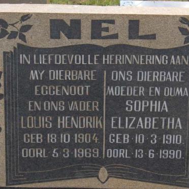 NEL Louis Hendrik 1904-1969 &amp; Sophia Elizabetha 1910-1990