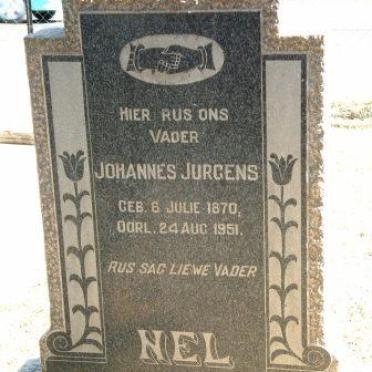 NEL Johannes Jurgens 1870-1951