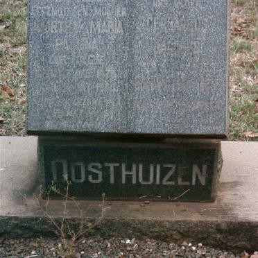 OOSTHUIZEN Gerhardus &amp; Martha Maria
