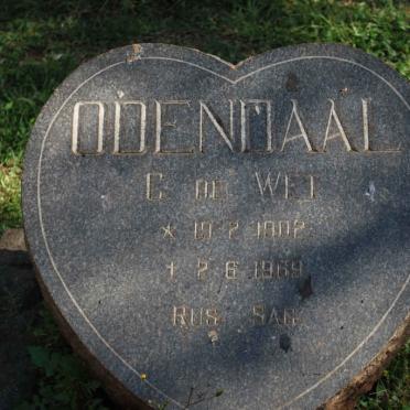 ODENDAAL C. de Wet 1902-1969