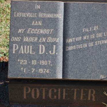 POTGIETER Paul D.J. 1907-1974