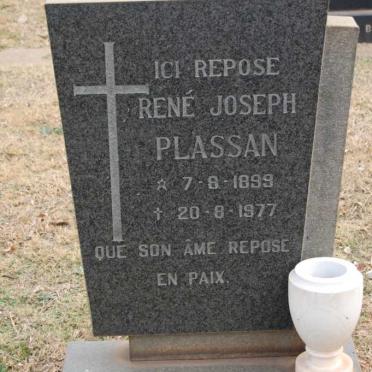 PLASSAN René Joseph 1899-1977