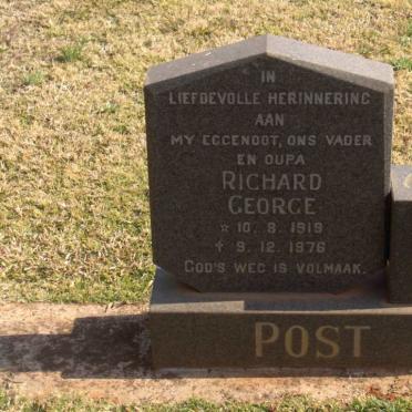 POST Richard George 1919-1976