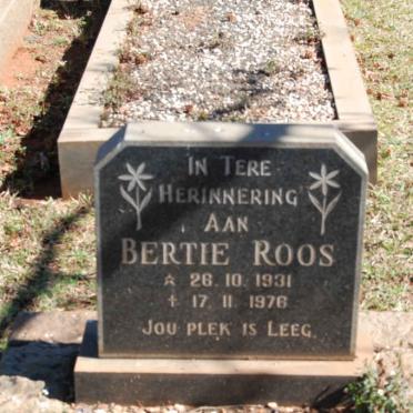ROOS Bertie 1931-1976