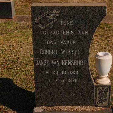 RENSBURG Robert Wessel, Janse van 1931-1976