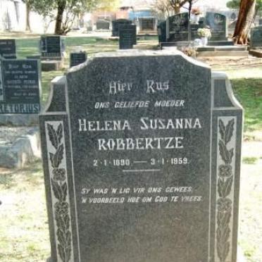 ROBBERTZE Helena Susanna 1890-1959