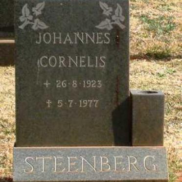 STEENBERG Johannes Cornelis 1923-1977