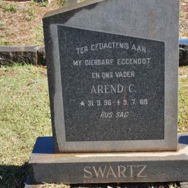 SWARTZ Arend C. 1936-1968