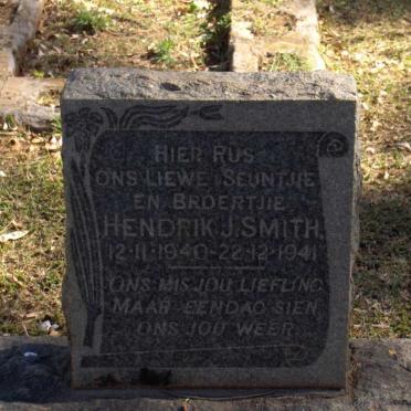 SMITH Hendrik J. 1940-1941