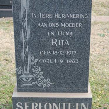 SERFONTEIN Rita 1917-1983
