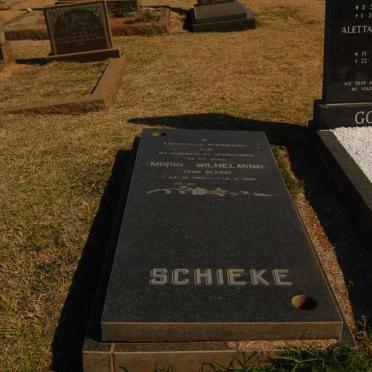 SCHIEKE Maria Wilhelmina nee VAN BLERK 1903-1990 :: GOOSEN Aletta Maria 1926-2002