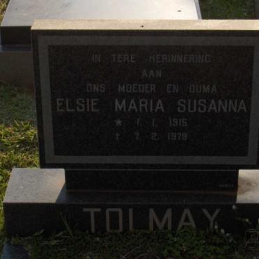 TOLMAY Elsie Maria Susanna 1915-1979