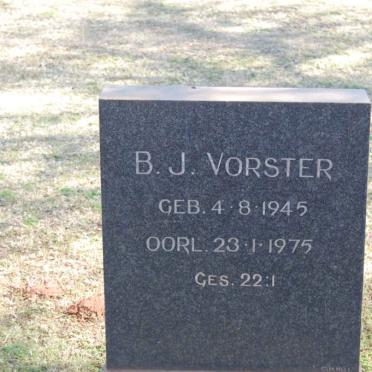 VORSTER B.J. 1945-1975