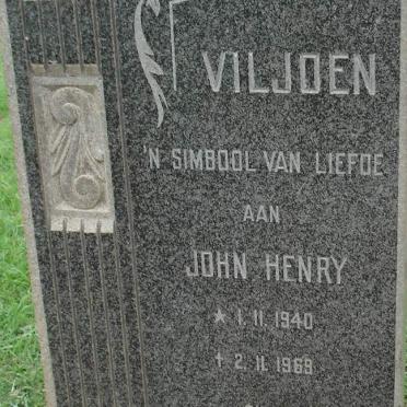 VILJOEN John Henry 1940-1968