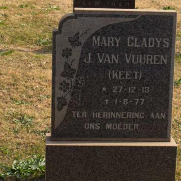 VUUREN Mary Gladys, J. van nee KEET 1913-1977