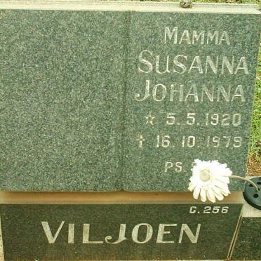 VILJOEN Susanna Johanna 1920-1979