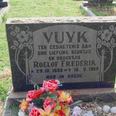VUYK Roelof Frederik 1958-1969