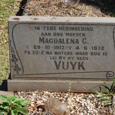 VUYK Magdalena C. 1913-1972
