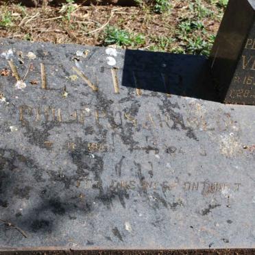 VENTER Philippus Arnold 1909- &amp; Anna Petronella 1921-1996 