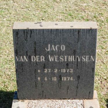 WESTHUYSEN Jaco, van der 1973-1974