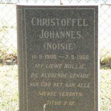 ? Christoffel Johannes 1906-1966