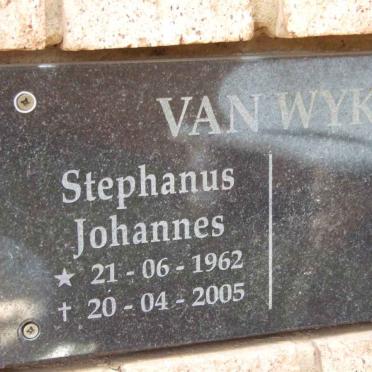 WYK Stephanus Johannes, van 1962-2005
