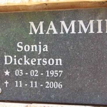 DICKERSON Sonja 1957-2006