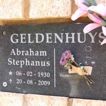 GELDENHUYS Abraham Stephanus 1930-2009