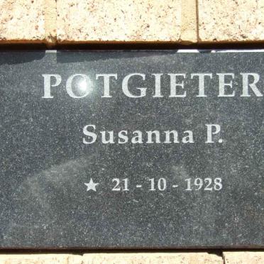 POTGIETER Susanna P. 1928-