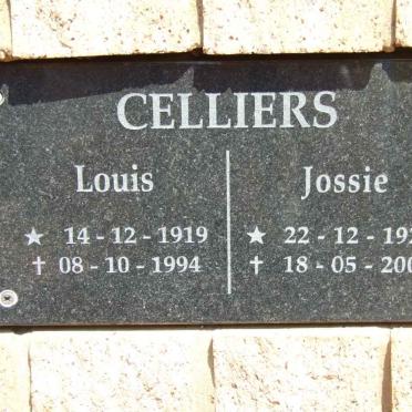 CELLIERS Louis 1919-1994 &amp; Jossie 1925-2009