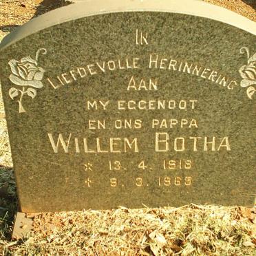 BOTHA Willem 1918-1965