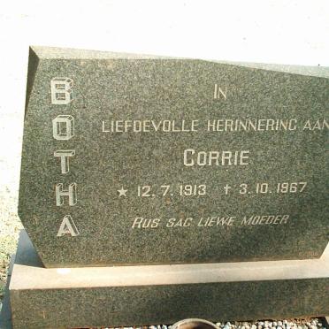BOTHA Corrie 1913-1967
