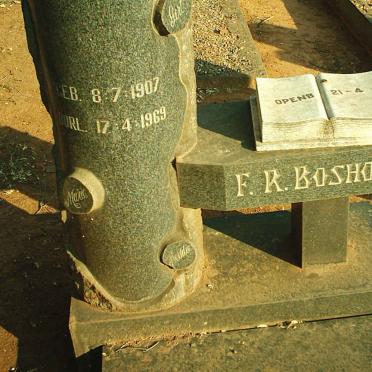 BOSHOFF F.R. 1907-1969