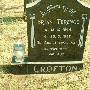 CROFTON Brian Terence 1944-1982