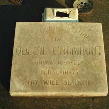 CROMHOUT Dulcie 1922-1977