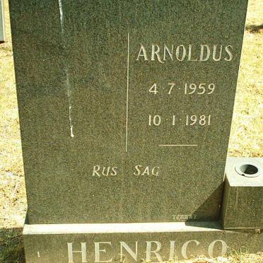 HENRICO Arnoldus 1959-1981