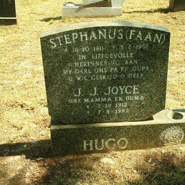 HUGO Stephanus 1911-1981 &amp; J.J. Joyce 1912-1992