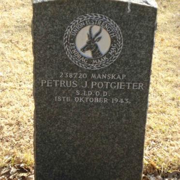 POTGIETER Petrus J. -1943