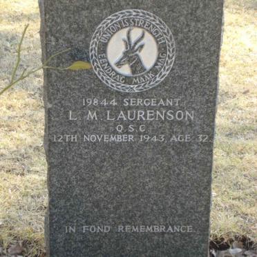 LAURENSON L.M. -1943