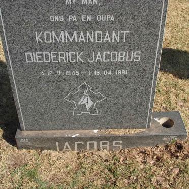 JACOBS Diederick Jacobus 1945-1991
