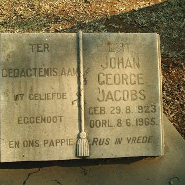 JACOBS Johan George 1923-1965