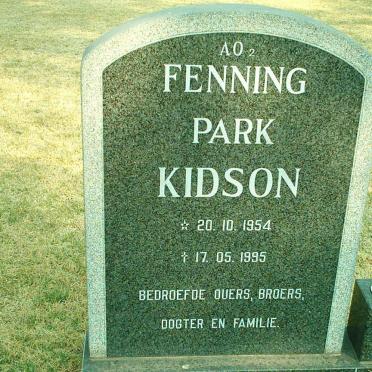 KIDSON Fenning Park 1954-1995