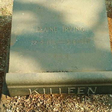 KILLEEN Elaine Irving 1916-1967