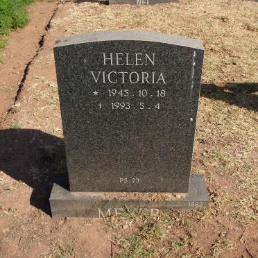 MEYER Helen Victoria 1945-1993
