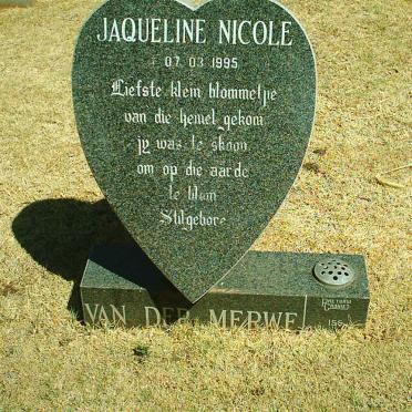 MERWE Jaqueline Nicole, van der 1995-1995