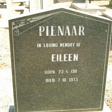 PIENAAR Eileen 1911-1975