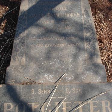 POTGIETER Jacob Daniel Horak 1915-1958
